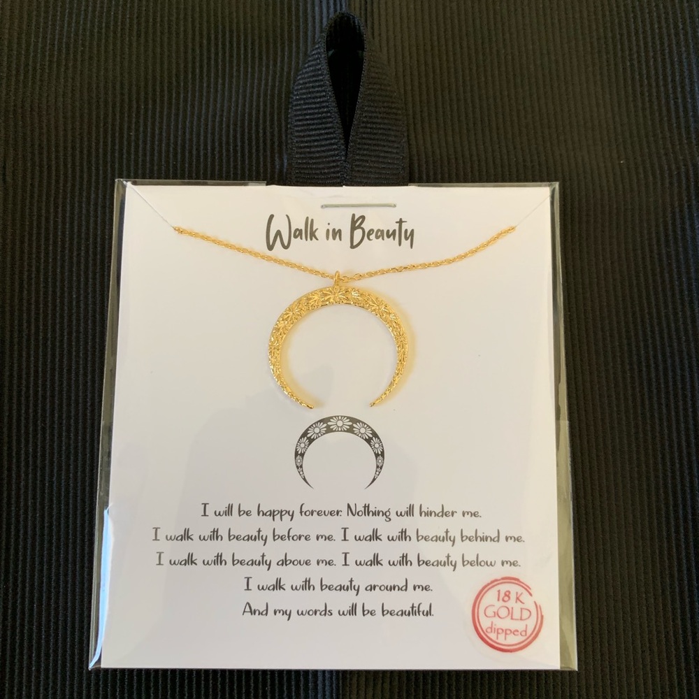 Crescent necklace